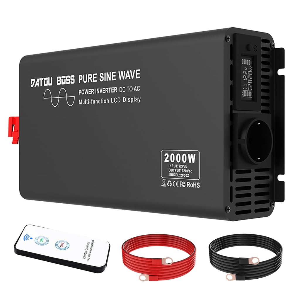 DATOUBOSS Rechargeable Lifepo4 Batteries Voltage Converters Inverter