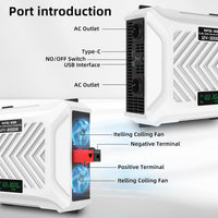 DATOUBOSS Rechargeable Lifepo4 Batteries Voltage Converters Inverter