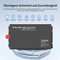 DATOUBOSS Rechargeable Lifepo4 Batteries Voltage Converters Inverter