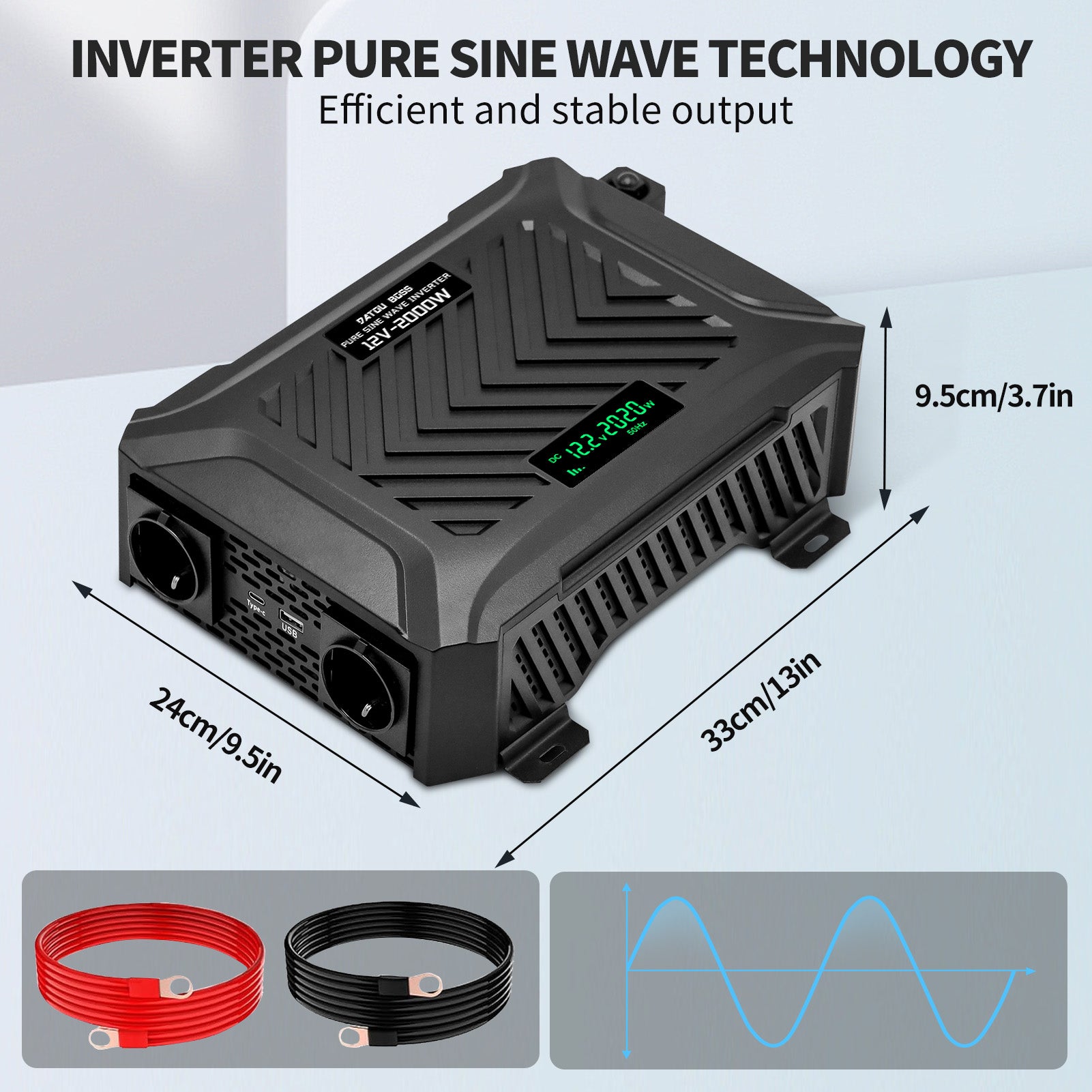 DATOUBOSS Rechargeable Lifepo4 Batteries Voltage Converters Inverter
