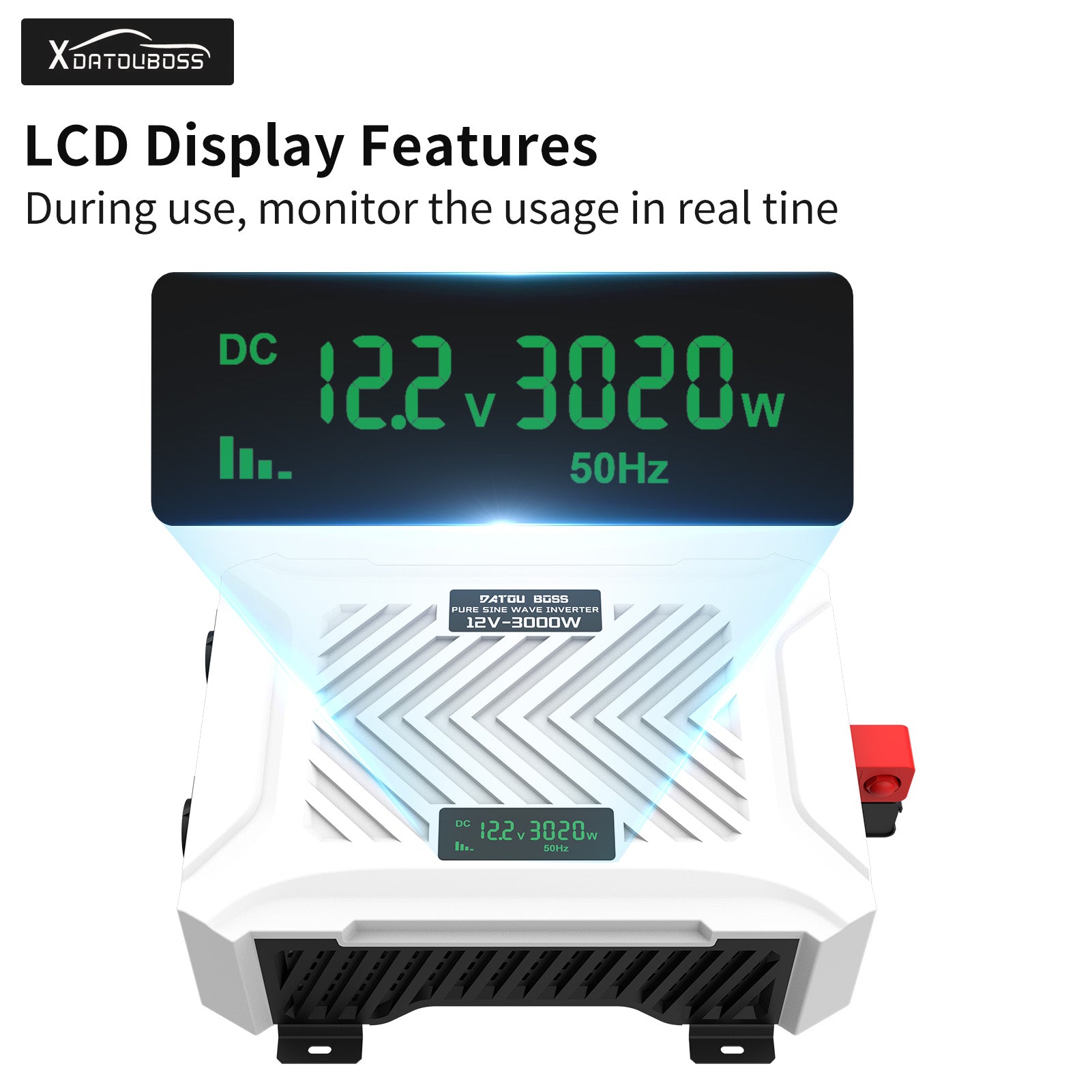 DATOUBOSS Rechargeable Lifepo4 Batteries Voltage Converters Inverter