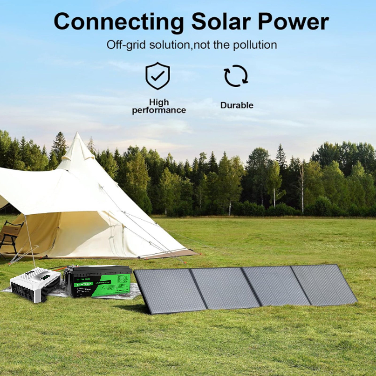 DATOUBOSS Rechargeable Lifepo4 Batteries Voltage Converters Inverter