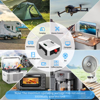 DATOUBOSS Rechargeable Lifepo4 Batteries Voltage Converters Inverter