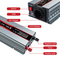 DATOUBOSS Rechargeable Lifepo4 Batteries Voltage Converters Inverter