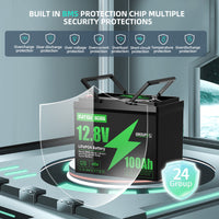 DATOUBOSS Rechargeable Lifepo4 Batteries Voltage Converters Inverter