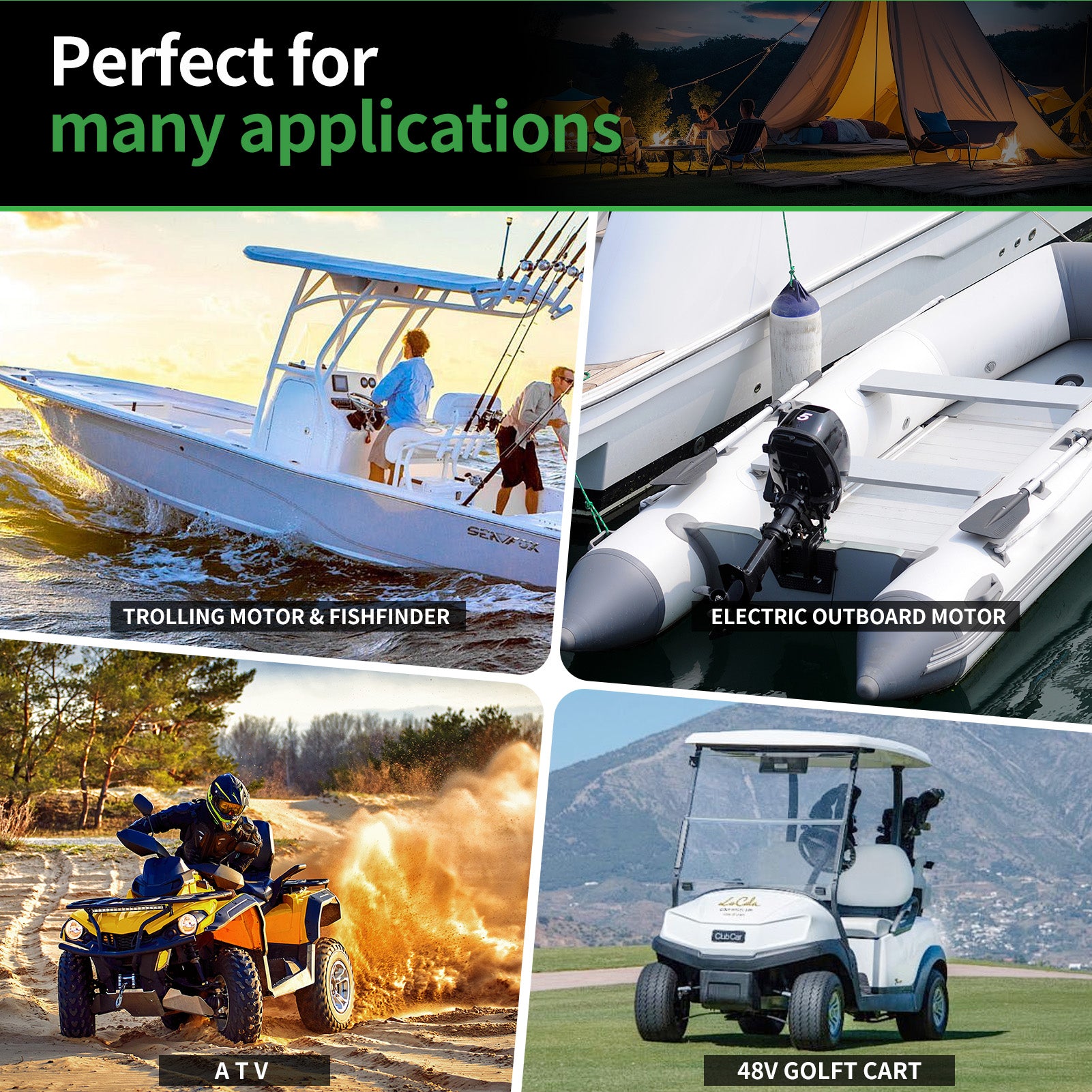 DATOUBOSS Rechargeable Lifepo4 Batteries Voltage Converters Inverter